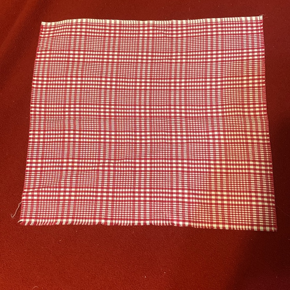 Checkered Square Handkerchief - Picture 3 of 3